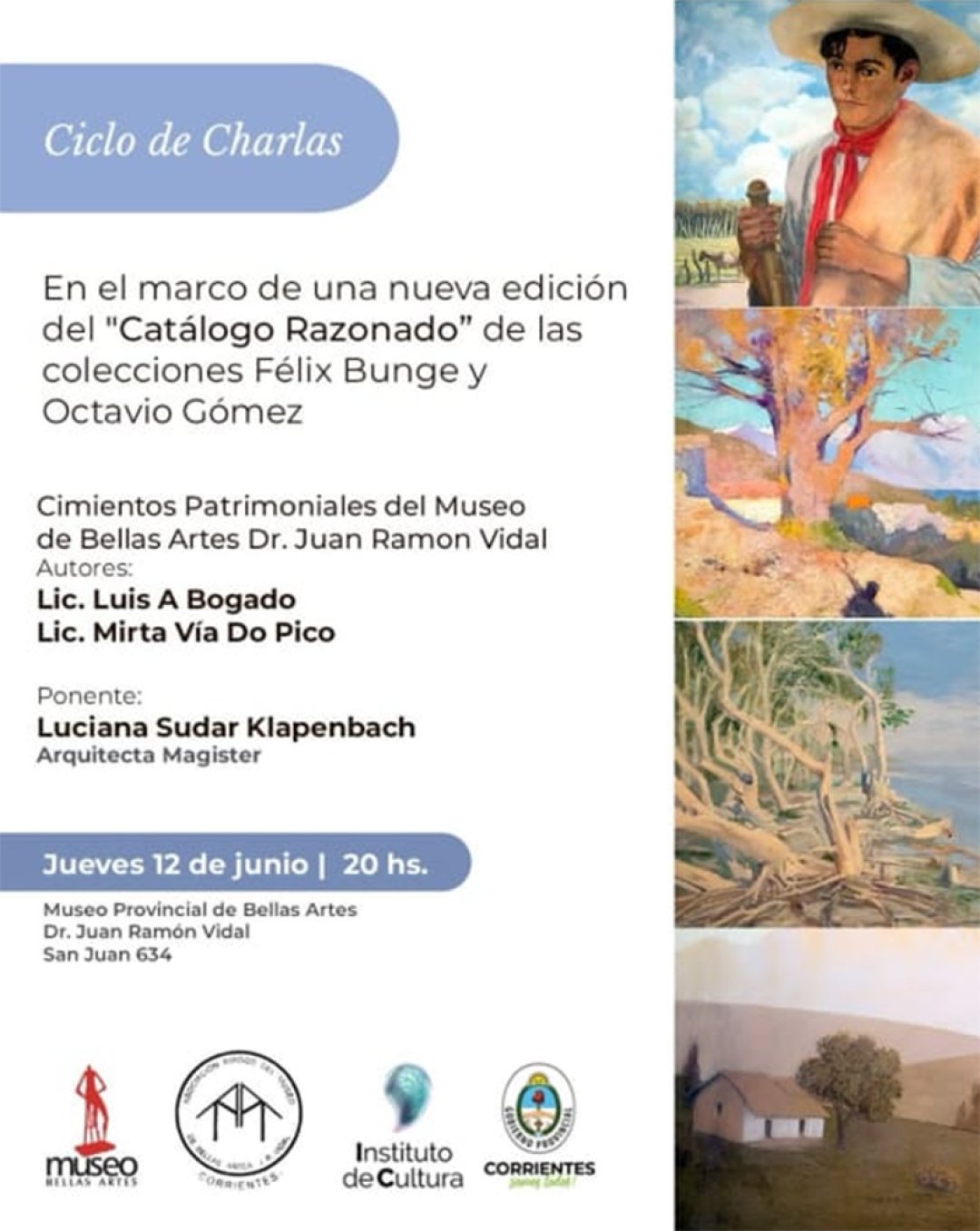 Charlas sobre el “Catálogo Razonado de las colecciones Félix Bunge y Octavio Gómez
