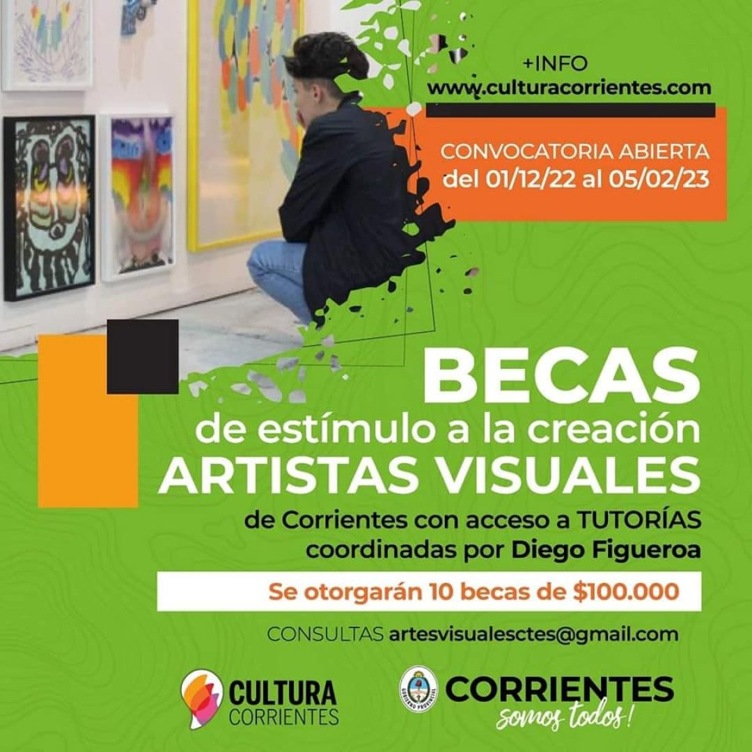 BECAS de Estímulo a la Creación para ARTISTAS VISUALES