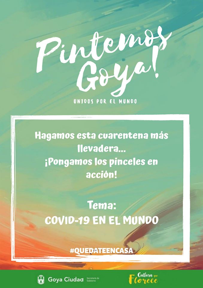 Quedate en casa a pintar con Pintemos Goya